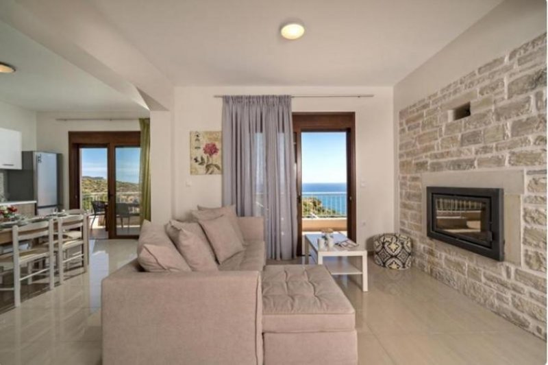 Triopetra Kreta – Luxusvilla mit Meerblick in Triopetra Haus kaufen